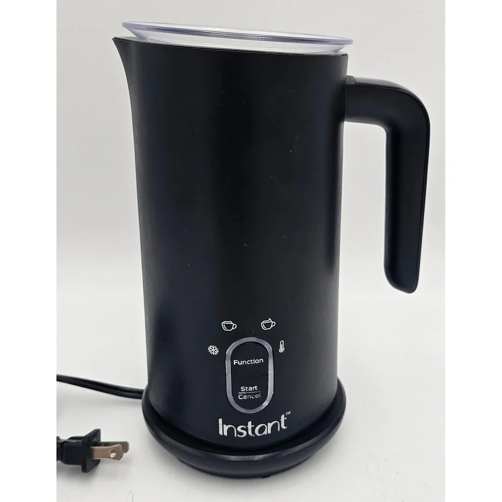 Instant Milk Frother 10 MB 4-in-1 Electric Coffee Foam Maker Black 500W